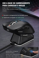 Mouse Gamer Sem Fio com Sensor PAW3311 – Precisão Extrema e Uso Contínuo