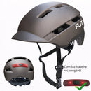 Capacete de Ciclismo com Luz LED USB Recarregável – Mais Segurança e Visibilidade Urbana