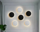 Arandela LED Circular Decorativa com Luz Indireta Suave para Ambientes Sofisticados