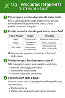 BreezeMist Pro – Nebulizador para Jardim com Climatização Natural