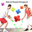 Bola de Reação Hexagonal com Quique Imprevisível para Aumentar Reflexos
