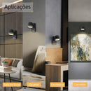 Arandela LED de Parede Touch Orientável com Ajuste de Brilho e Cor