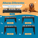 Suporte Ajustável com Tigelas Inox para Cães de Todos os Tamanhos – Mais Conforto, Saúde e Bem-Estar nas Refeições do Seu Pet