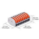Conector de Emenda Elétrica com Alavanca – Conexão Segura sem Mau Contato (PA66)