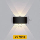 Arandela LED de Parede IP65 para Uso Interno e Externo