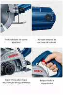Serra Mármore Profissional Bosch GDC 140 1400W Uso Intenso em Obra