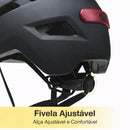 Capacete de Ciclismo com Luz LED USB Recarregável – Mais Segurança e Visibilidade Urbana.