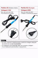 Ferro de Solda 60W Ajustável 200–450 °C – Ideal para Eletricistas e Manutenção Eletrônica