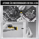 Jogo de Chaves Phillips e Fenda Profissional com Pontas Magnetizadas em Aço CR-V