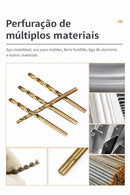 Kit de Brocas M35 com Cobalto para Metal – Mais Precisão e Durabilidade Profissional