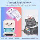 Mini Impressora Térmica Infantil Bluetooth – Aprendizado Criativo Sem Tinta