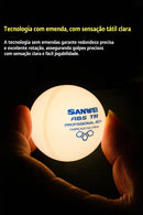 Bola de Tênis de Mesa SANWEI ABS TR 40+ – Controle Preciso e Resistência Profissional para Treino