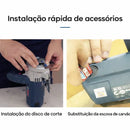 Serra Mármore Profissional Bosch GDC 140 1400W Uso Intenso em Obra.