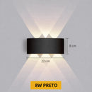 Arandela LED de Parede IP65 para Uso Interno e Externo