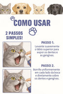 Spray Dental para Cães e Gatos — Limpa e Clareia os Dentes