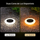 Luminária Solar de Embutir no Solo – Efeito de Luz Elegante para Áreas Externas