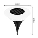 Luminária Solar de Embutir no Solo – Efeito de Luz Elegante para Áreas Externas