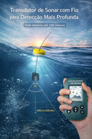 Fish Finder Portátil com Sonar – Encontre Peixes com Precisão em Qualquer Profundidade.