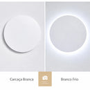 Arandela LED Circular Decorativa com Luz Indireta Suave para Ambientes Sofisticados