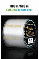 Linha de Pesca Nylon Super Resistente 500m – Alta Sensibilidade e Fisgada Precisa