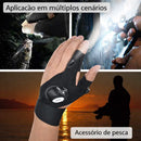 Luva LED para Pesca Noturna com Iluminação nos Dedos e Mãos Livres
