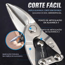Tesoura Corta Chapa Profissional 10” – Mais Força e Menos Esforço no Corte de Metal