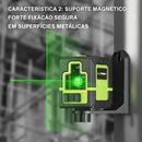 Nível a Laser 2 Linhas Recarregável Type-C com Suporte Magnético e Alta Precisão