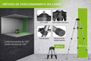Nível a Laser 2 Linhas Recarregável Type-C com Suporte Magnético e Alta Precisão