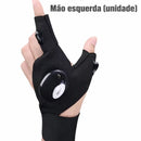 Luva LED para Pesca Noturna com Iluminação nos Dedos e Mãos Livres
