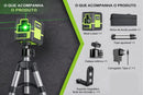 Nível a Laser 2 Linhas Recarregável Type-C com Suporte Magnético e Alta Precisão