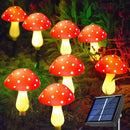 Luzes Solares Cogumelo IP65 – Iluminação Decorativa que Transforma Seu Jardim