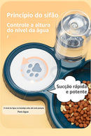 “Comedouro 3 em 1 PetCare™ – Mais Saúde e Praticidade Para Seu Pet e Tranquilidade Para Você