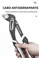 Chave de Grifo Ajustável Profissional em Aço Cromo Vanádio – Aperto Rápido e Máxima Aderência