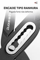 Chave de Grifo Ajustável Profissional em Aço Cromo Vanádio – Aperto Rápido e Máxima Aderência