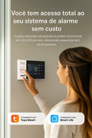 Kit de Segurança Residencial com Sensores e Sirene de Alto Volume.