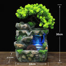 Fonte Decorativa com Cascata Iluminada – Relaxamento e Harmonia para Ambientes