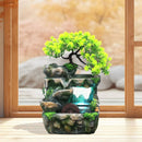 Fonte Decorativa com Cascata Iluminada – Relaxamento e Harmonia para Ambientes