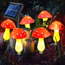 Luzes Solares Cogumelo IP65 – Iluminação Decorativa que Transforma Seu Jardim