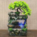Fonte Decorativa com Cascata Iluminada – Relaxamento e Harmonia para Ambientes