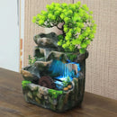 Fonte Decorativa com Cascata Iluminada – Relaxamento e Harmonia para Ambientes