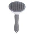 🏷️ Escova Autolimpante para Pets 2 em 1 | Remove Pelos Soltos com Um Clique – Ideal para Cães e Gatos