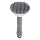 🏷️ Escova Autolimpante para Pets 2 em 1 | Remove Pelos Soltos com Um Clique – Ideal para Cães e Gatos