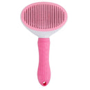 🏷️ Escova Autolimpante para Pets 2 em 1 | Remove Pelos Soltos com Um Clique – Ideal para Cães e Gatos