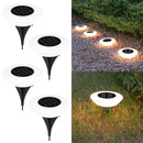Luminária Solar de Embutir no Solo – Efeito de Luz Elegante para Áreas Externas