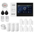 Kit de Segurança Residencial com Sensores e Sirene de Alto Volume.